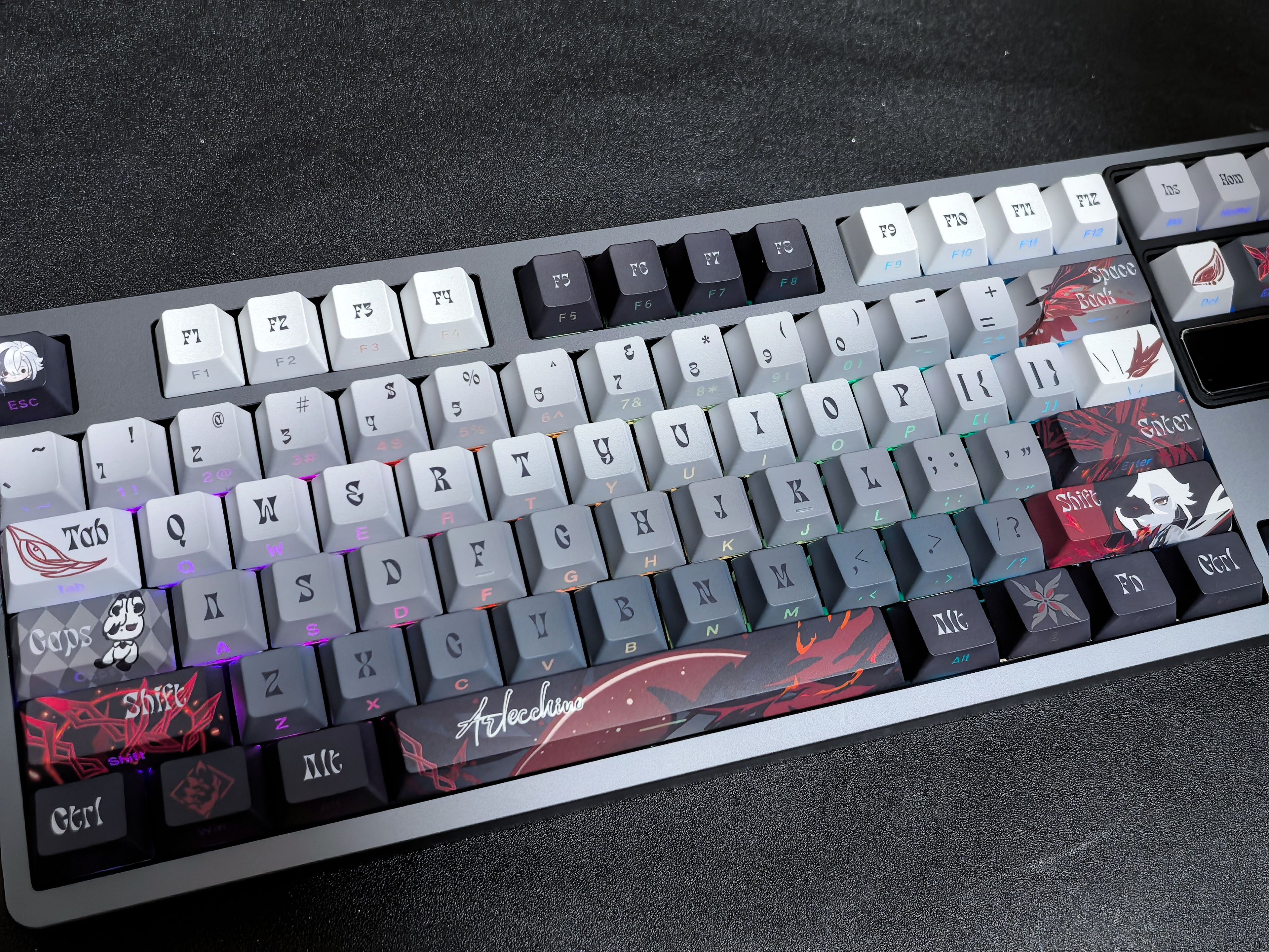 Arlecchino Genshin Impact keycap set, thumbnail view