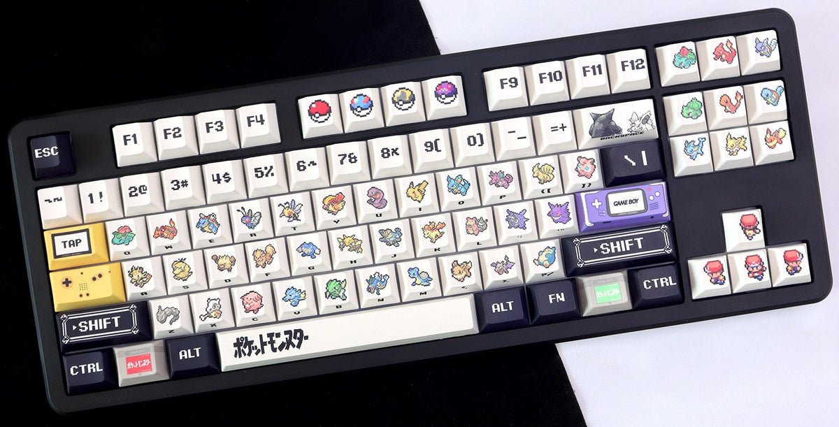 Pokemon Kanto FireRed LeafGreen keycap set, thumbnail view